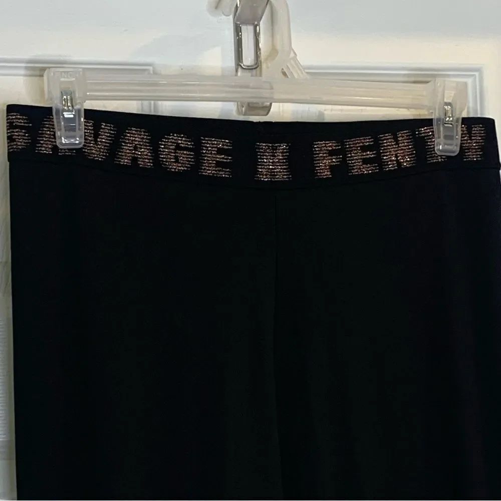 Savage X‎ Fenty Black Purple Logo High Rise Legging Size 2X - Picture 6 of 12